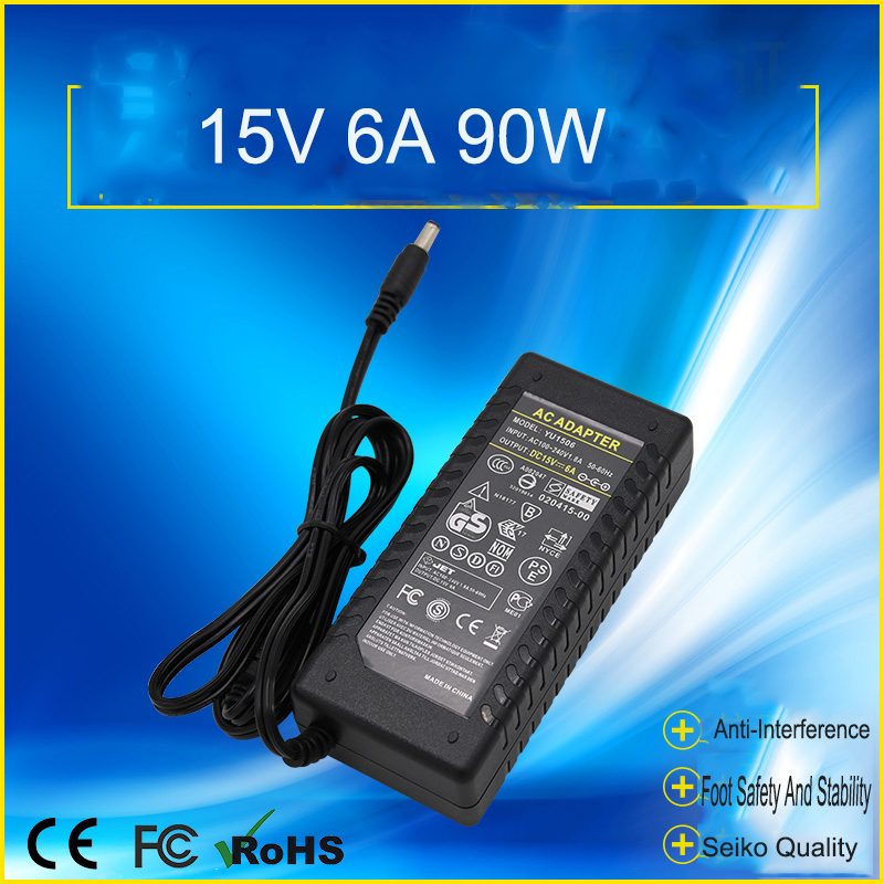 Photography Led Lighting Kit - 15V 6A 90W AC100-240V Power Adapter