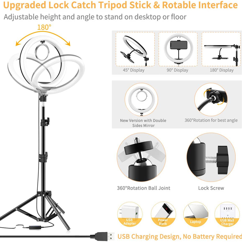 16/26/33cm Selfie Ring Light P - Photography Lighting Home ulasan dan harga
