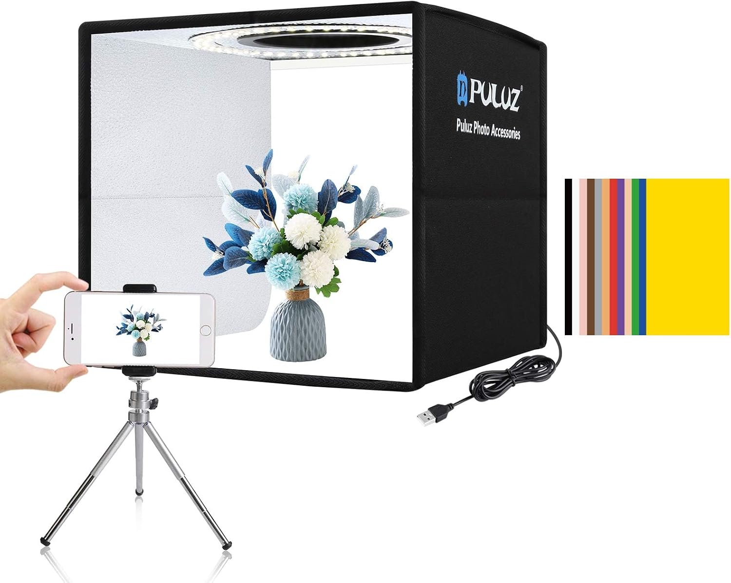 RGB LED Panel Video Light with - Photography Led Lighting Kit ulasan dan harga
