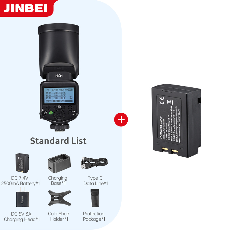 JINBEI HD-1Round-head HSS Spee - Photography Lighting Flash ulasan dan harga