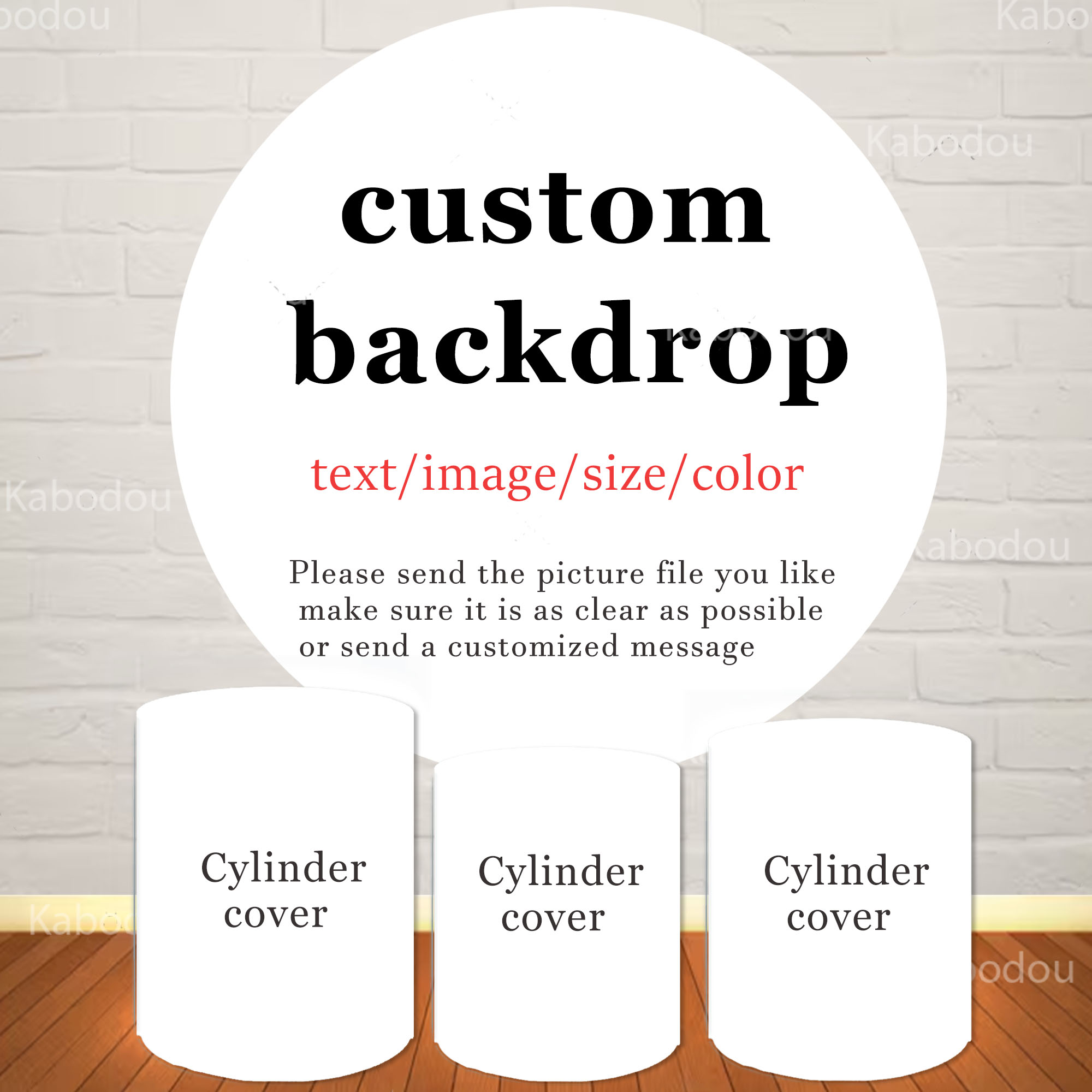 The Custom Round Backdrop  Cyl - Photography Lighting Backdrop ulasan dan harga