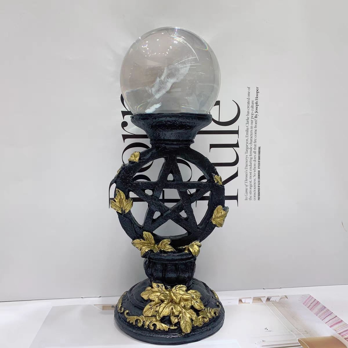 Pentagram Ornament Jade Base C - Photography Lighting Home ulasan dan harga