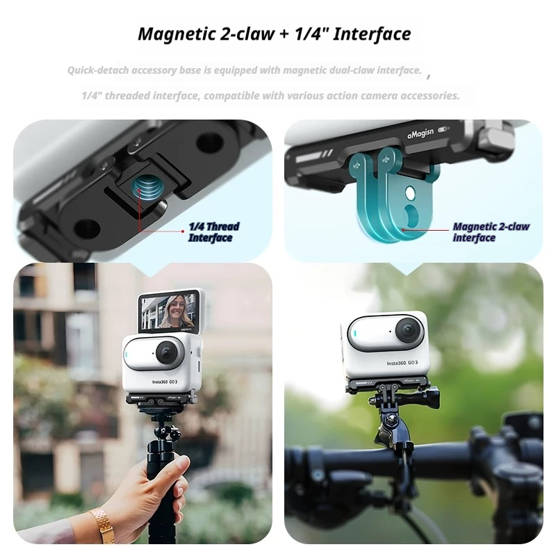 aMagisn Metal Alloy Magnetic S - Insta360 Camera Go 3 ulasan dan harga