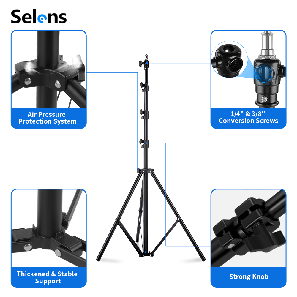 Selens 2.2~3.95m Air-Cushion L - Photography Lighting Flash ulasan dan harga