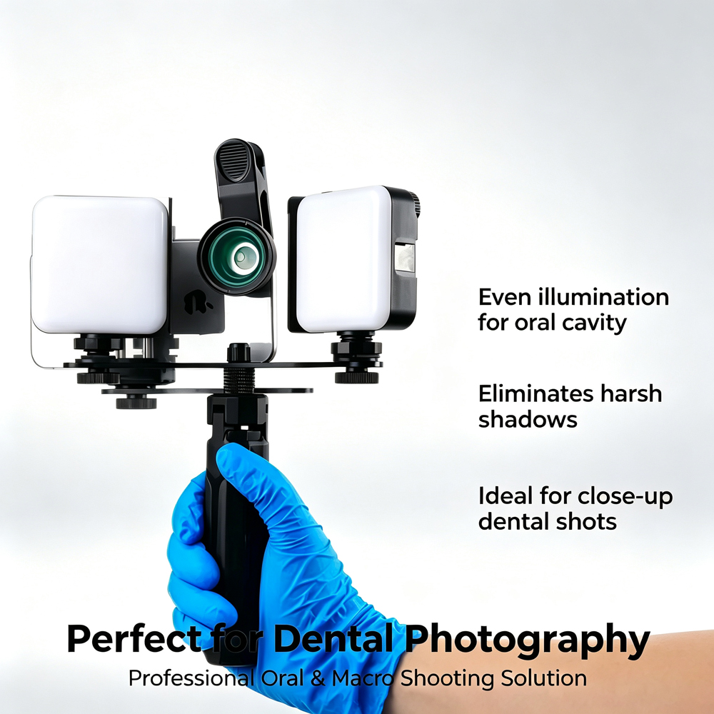 LODDEN Bluetooth Dental Fill L - Photography Lighting Flash ulasan dan harga