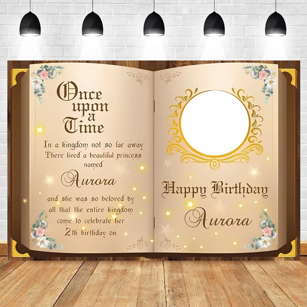 Fairy Tale Book Birthday Weddi - Photography Lighting Backdrop ulasan dan harga
