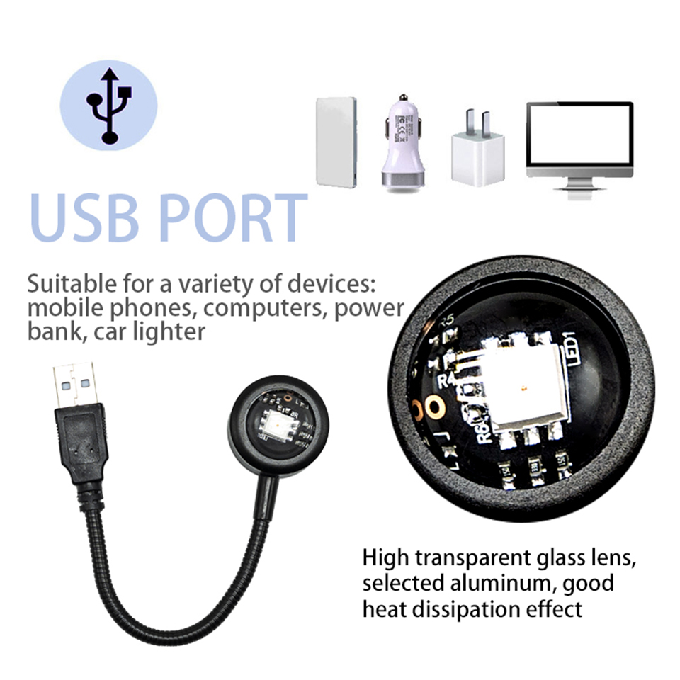 USB LED Sunset Lamp Projector  - Photography Lighting Home ulasan dan harga