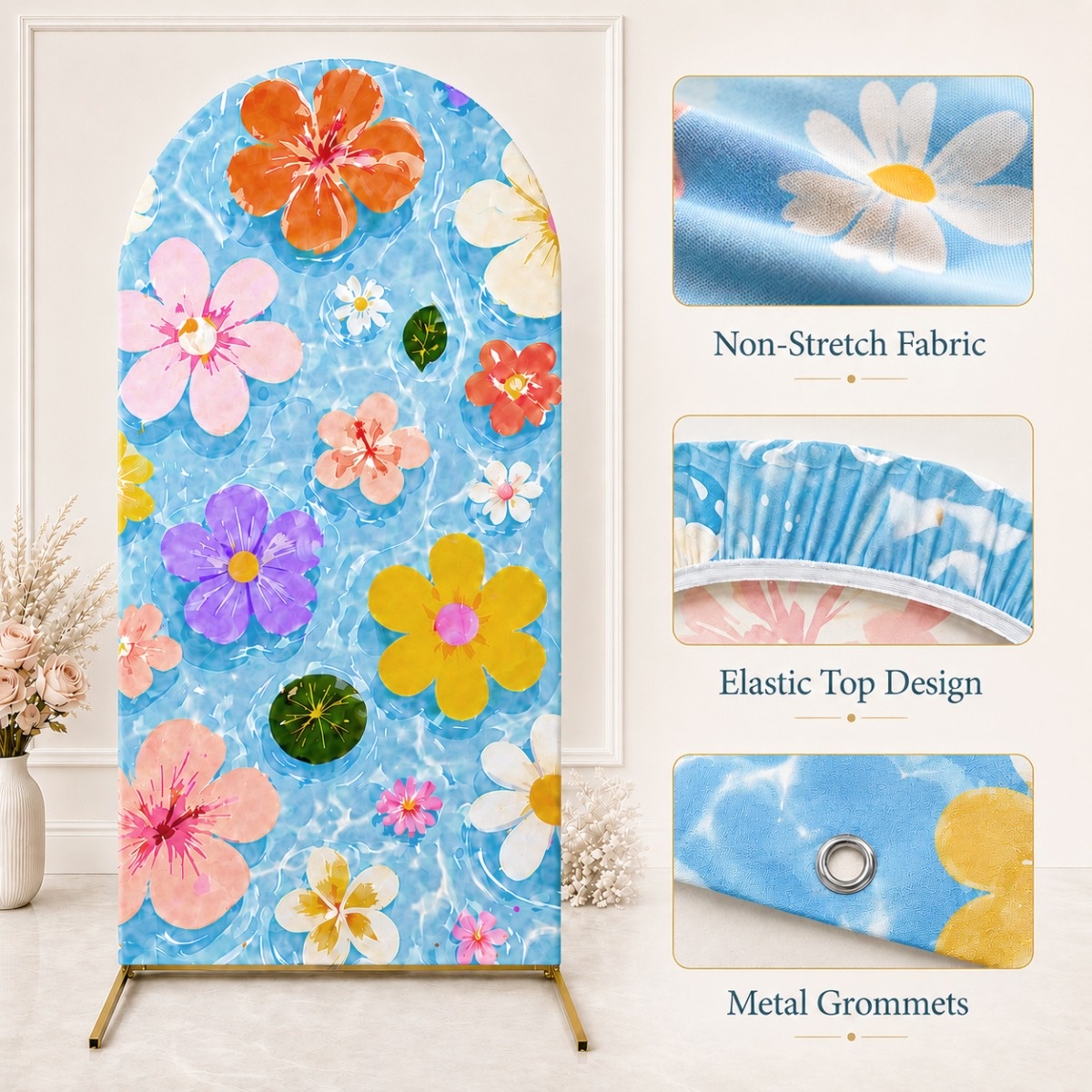 Arch Backdrop Cover Groovy One - Photography Lighting Backdrop ulasan dan harga