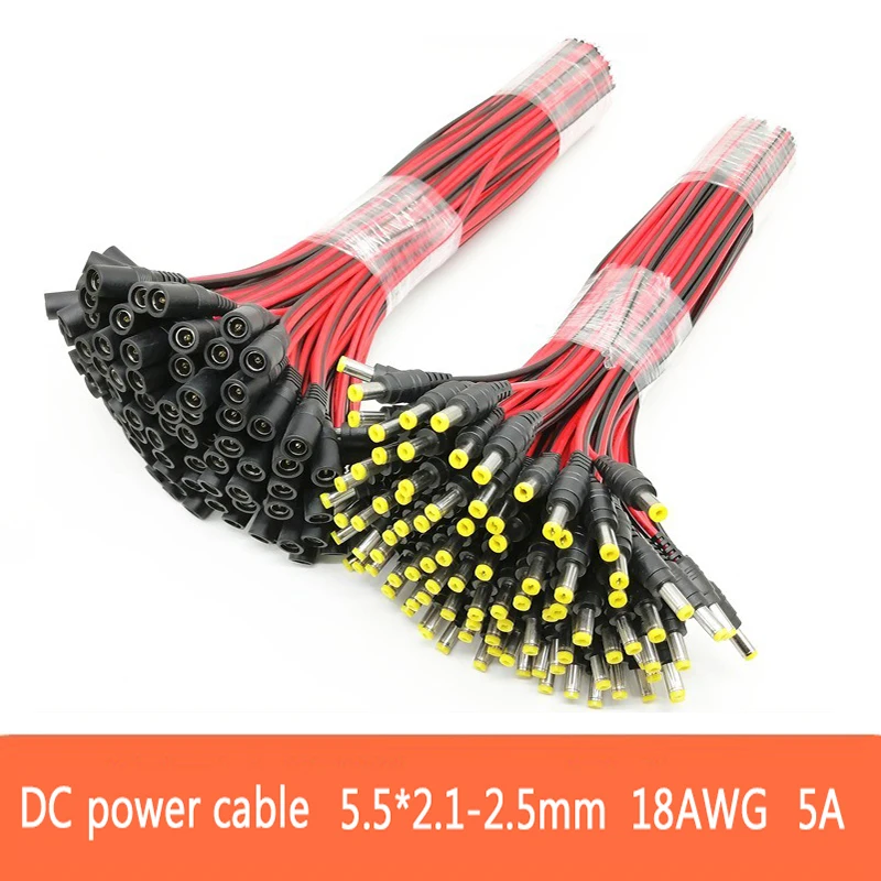 18 AWG Male Female Power DC Co - Photography Led Lighting Kit ulasan dan harga