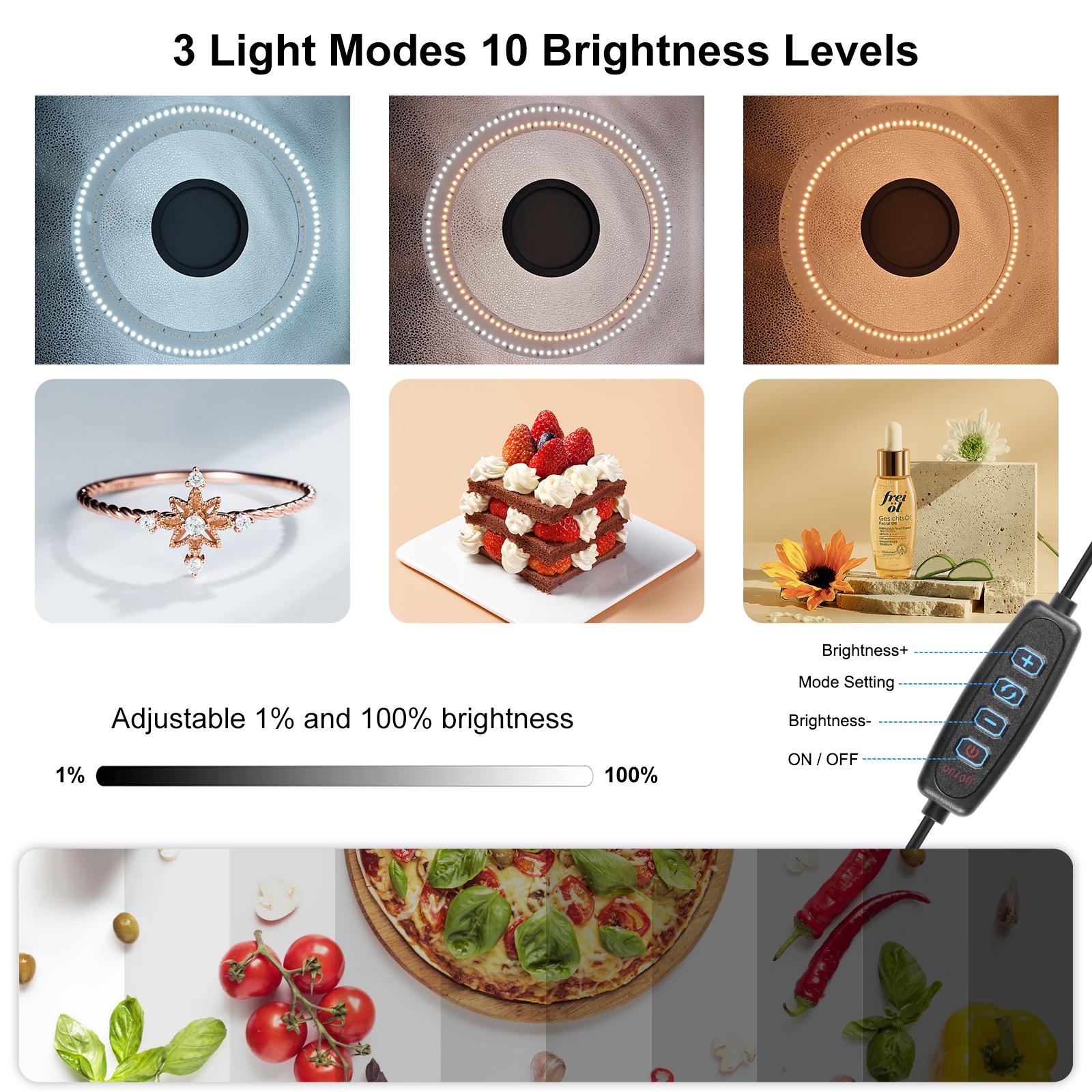 PULUZ 50cm Folding Portable Ri - Photography Lighting Backdrop ulasan dan harga