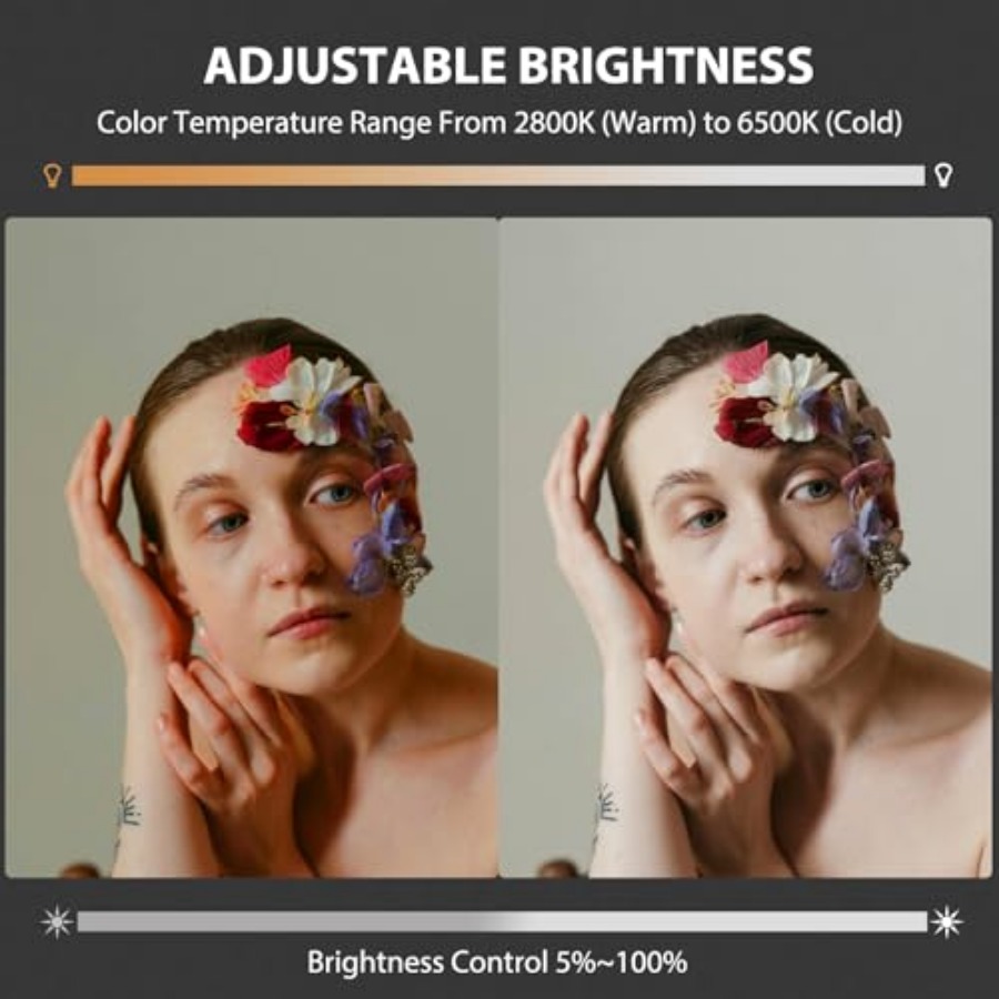 60W COB LED Video Light Handhe - Photography Lighting For Studio ulasan dan harga