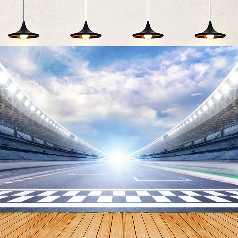 Racing Car Photography Backdro - Photography Lighting Backdrop ulasan dan harga