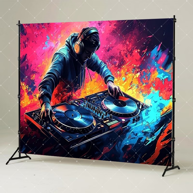 Hip Hop Music DJ Party Decorat - Photography Lighting For Studio ulasan dan harga