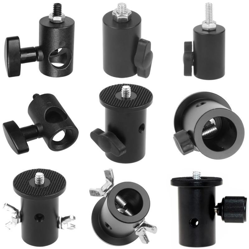 Tripod Light Stand Adapter 1/4 - Photography Lighting Flash ulasan dan harga
