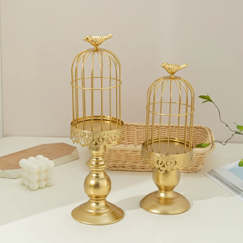 Vintage Birdcage Candle Holder - Photography Lighting Home ulasan dan harga