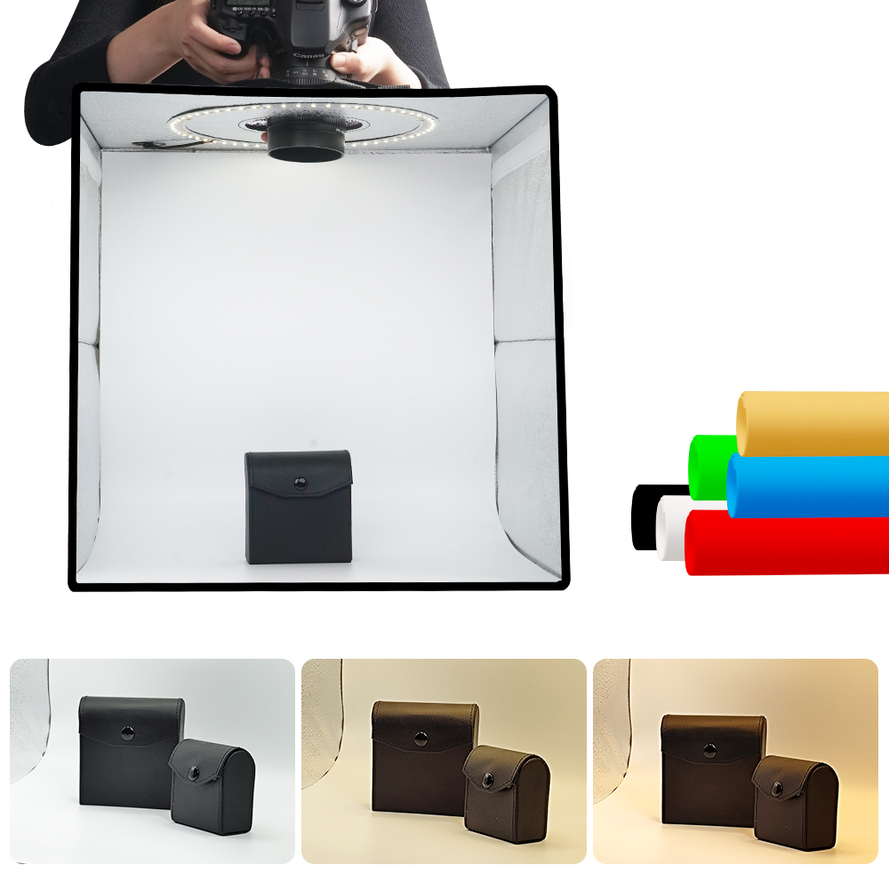 Lightdow Dimmable Photo Box LE - Photography Lighting Backdrop ulasan dan harga
