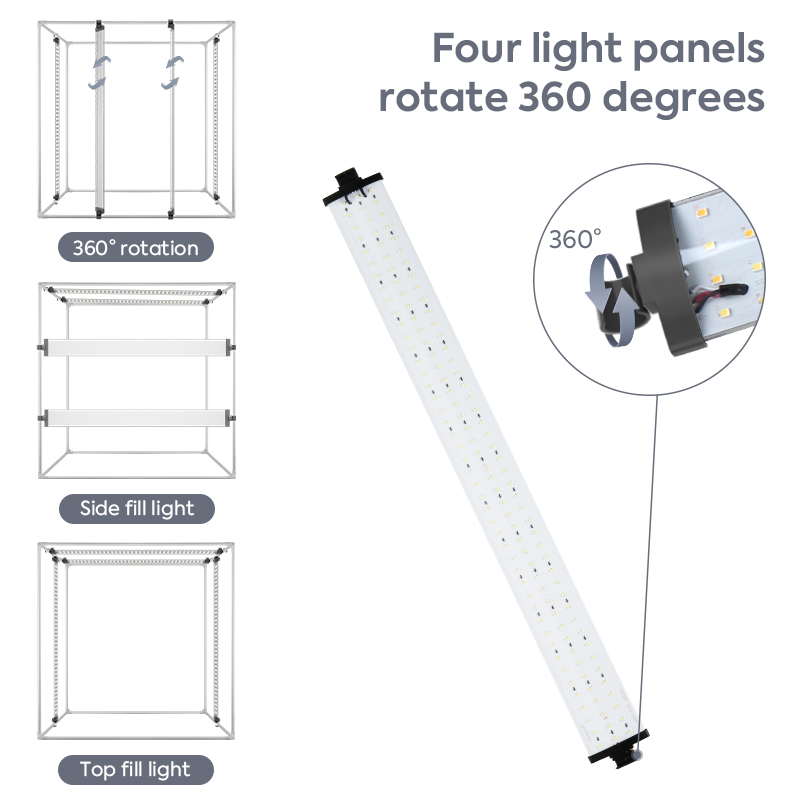 Photo Studio Photo Box Kit,120 - Photography Led Lighting Kit ulasan dan harga