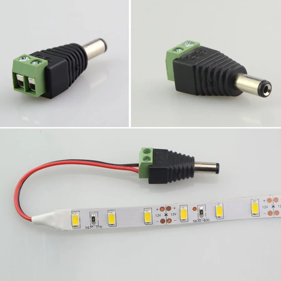 5pairs DC 12V Female And Male  - Photography Led Lighting Kit ulasan dan harga