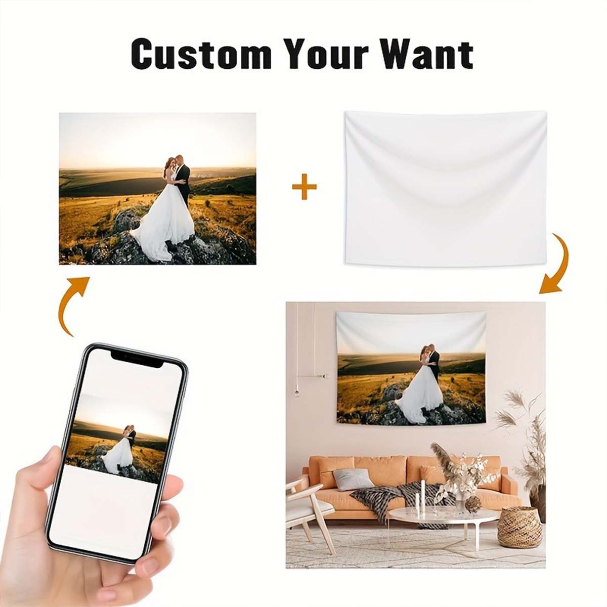 1pc Custom Photo Square Tapest - Photography Lighting Backdrop ulasan dan harga