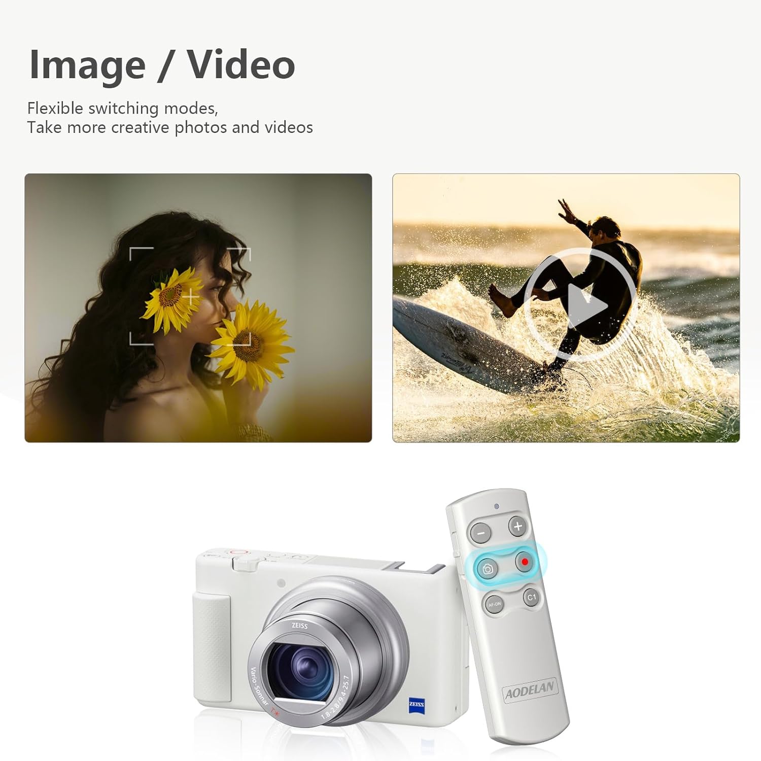 AODELAN Wireless Bluetooth Rem - Sony Camera A7 Iv ulasan dan harga